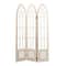 White Wood Farmhouse Room Divider Screen, 72" x 48" x 2"